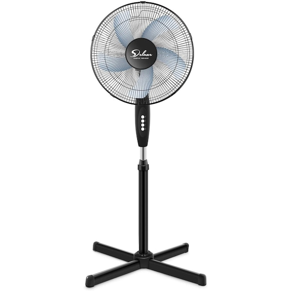 Ipower Simple Deluxe Commercial Stand Fan, 16 inch HIFANXSTAND16 Zoro